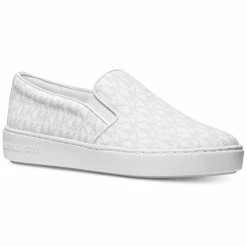 Michael Kors Women's Keaton Slip-On Signature Logo Sneakers