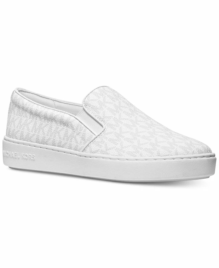 Michael Kors Women's Keaton Slip-On Signature Logo Sneakers 1 Michael Kors Women's Keaton Slip-On Signature Logo Sneakers