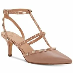 INC International Concepts Ma Pointed Toe Studded Kitten Heel Pumps, Created For Macy's