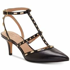 INC International Concepts Ma Pointed Toe Studded Kitten Heel Pumps, Created For Macy's