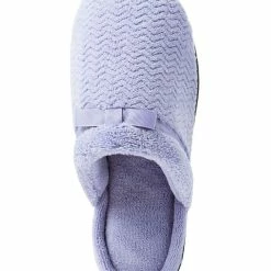 Isotoner Signature Women's Chevron Microterry Clog Slippers, Online Only -Michaelkors shop 12228542 fpx