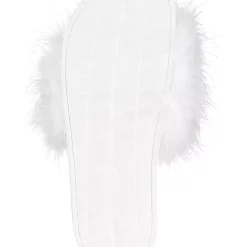 INC International Concepts Women's Marabou Pool Slides, Created For Macy's -Michaelkors shop 16696354 fpx