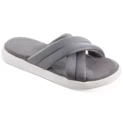 Isotoner Signature Women's Zenz Satin Pintucked Slide Slip-Ons 10 Isotoner Signature Women's Zenz Satin Pintucked Slide Slip-Ons -Michaelkors shop 16740374 fpx
