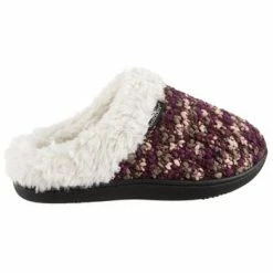 Isotoner Signature Women's Sweater Chunky Knit Amanda Hoodback Slippers -Michaelkors shop 17835316 fpx
