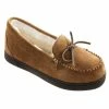Isotoner Signature Women's Sage Genuine Suede Moccasin Slippers