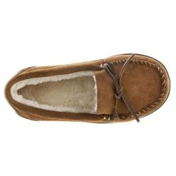 Isotoner Signature Women's Sage Genuine Suede Moccasin Slippers -Michaelkors shop 17835391 fpx