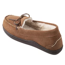 Isotoner Signature Women's Sage Genuine Suede Moccasin Slippers -Michaelkors shop 17835393 fpx