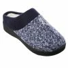 Isotoner Signature Women's Heathered Knit Jessie Hoodback Slippers