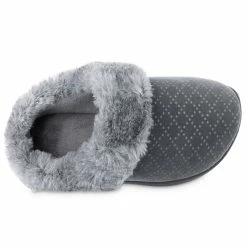 Isotoner Signature Women's Velour Sabrine Hoodback Slippers -Michaelkors shop 17835743 fpx