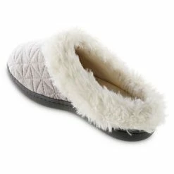 Isotoner Signature Women's Quilted Jersey Bridget Hoodback Eco Comfort Slippers -Michaelkors shop 17835820 fpx