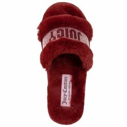 Juicy Couture Women's Halo Faux Fur Slippers -Michaelkors shop 18228554 fpx