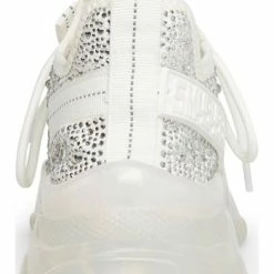 Steve Madden Women's Maxima Rhinestone-Trim Trainer Sneakers -Michaelkors shop 18893982 fpx