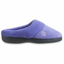 Isotoner Signature Women's Micro Terry Sport Hoodback Slippers