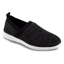 Isotoner Signature Zenz From Isotoner Women's Indoor/Outdoor Elastic Sport Knit Elastic Slip-Ons