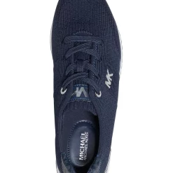 Michael Kors Women's Monique Knit Trainer Lace-Up Retro Running Sneakers -Michaelkors shop 19320845 fpx