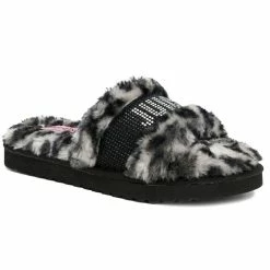 Juicy Couture Women's Halo Faux Fur Slippers