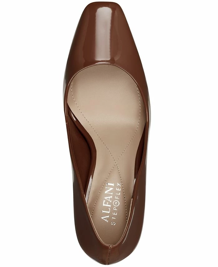 Alfani Step N' Flex Women's Tarah Square-Toe Pumps, Created For Macy's 4 Alfani Step N' Flex Women's Tarah Square-Toe Pumps, Created For Macy's - Image 4