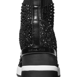 Michael Kors Women's Skyler Embellished Sneaker Booties 6 Michael Kors Women's Skyler Embellished Sneaker Booties -Michaelkors shop 19858072 fpx