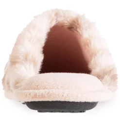 Isotoner Signature Women's Faux-Fur Laurel Clog Slippers -Michaelkors shop 19915758 fpx