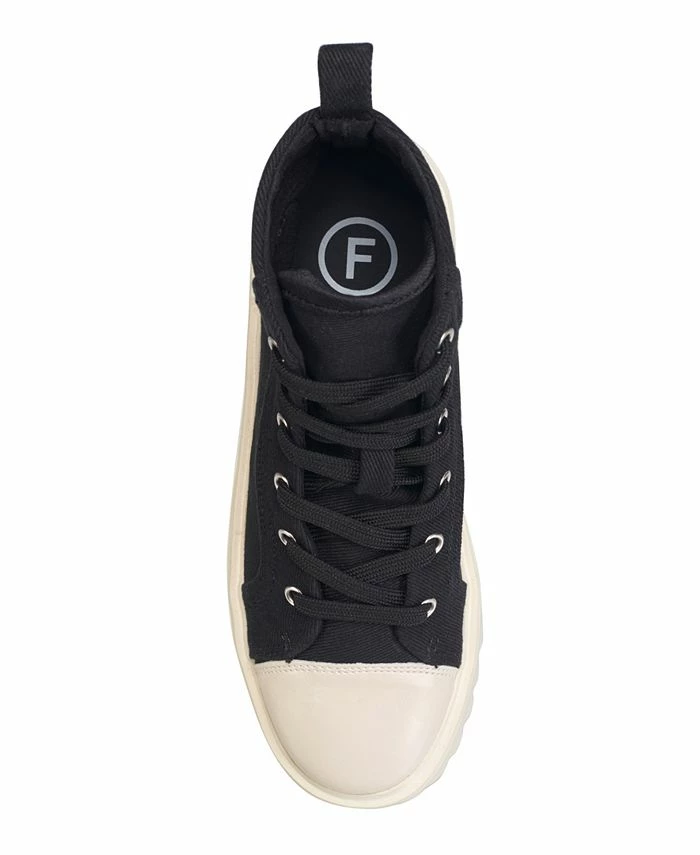 French Connection Women's Angel High Top Lace-up Lug Sole Platform Sneakers 4 French Connection Women's Angel High Top Lace-up Lug Sole Platform Sneakers - Image 4