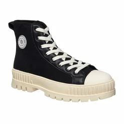 French Connection Women's Danika Lace-up High Top Platform Sneakers