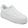 Nike Women's Court Vision Alta Leather Platform Casual Sneakers From Finish Line
