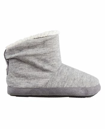 Isotoner Signature Women's Microsuede And Heathered Knit Marisol Boot Slipper, Online Only 3 Isotoner Signature Women's Microsuede And Heathered Knit Marisol Boot Slipper, Online Only - Image 3