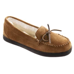 Isotoner Signature Women's Sage Genuine Suede Moccasin Slippers -Michaelkors shop 20091861 fpx