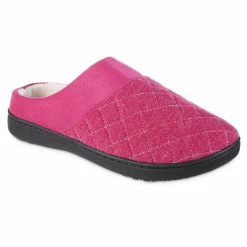 Isotoner Signature Women's Diamond Quilted Morgan Hoodback Slippers