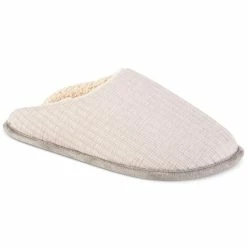 Isotoner Signature Herpa-Lined Knit Slippers