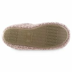 Isotoner Signature Women's Chunky Knit Sutton Hoodback Slippers -Michaelkors shop 20422761 fpx