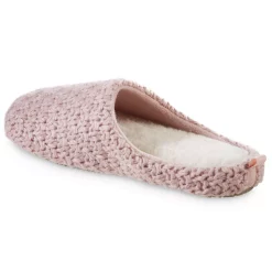 Isotoner Signature Women's Chunky Knit Sutton Hoodback Slippers -Michaelkors shop 20422777 fpx