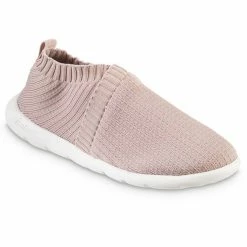 Isotoner Signature Zenz From Isotoner Women's Recycled Sport Knit Bootie Slippers