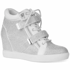 INC International Concepts Women's Debby Wedge Sneakers, Created For Macy's