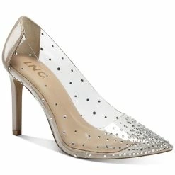 INC International Concepts Katey Clear Vinyl Pumps, Created For Macy's