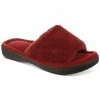 Isotoner Signature Women's Laurel Faux Fur Slide Slippers