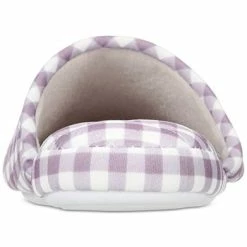 Charter Club Women's Quilted Gingham Clog Slipper -Michaelkors shop 21649149 fpx