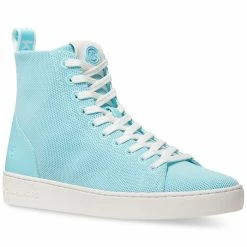 Michael Kors Women's Edie Knit Lace-Up High-Top Sneakers