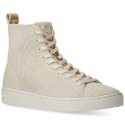 Michael Kors Women's Edie Knit Lace-Up High-Top Sneakers