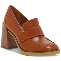 Vince Camuto Women's Ezerna Stacked Heel Loafers