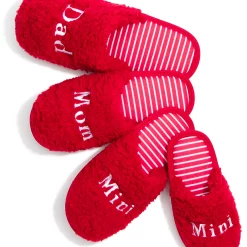 Family Pajamas Matching Holiday Slippers Collection