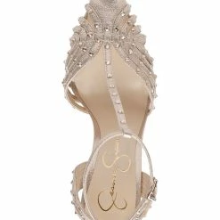 Jessica Simpson Women's Wisata Studded T-Strap Pumps -Michaelkors shop 22177564 fpx