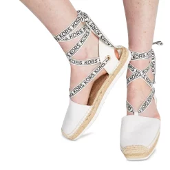Michael Kors Women's Yara Ankle-Tie Espadrille Flats -Michaelkors shop 22324702 fpx