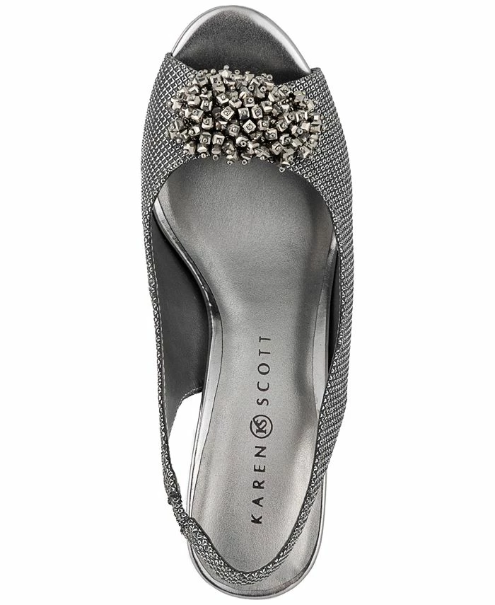 Karen Scott Breena Slingback Peep-Toe Pumps, Created For Macy's 4 Karen Scott Breena Slingback Peep-Toe Pumps, Created For Macy's - Image 4