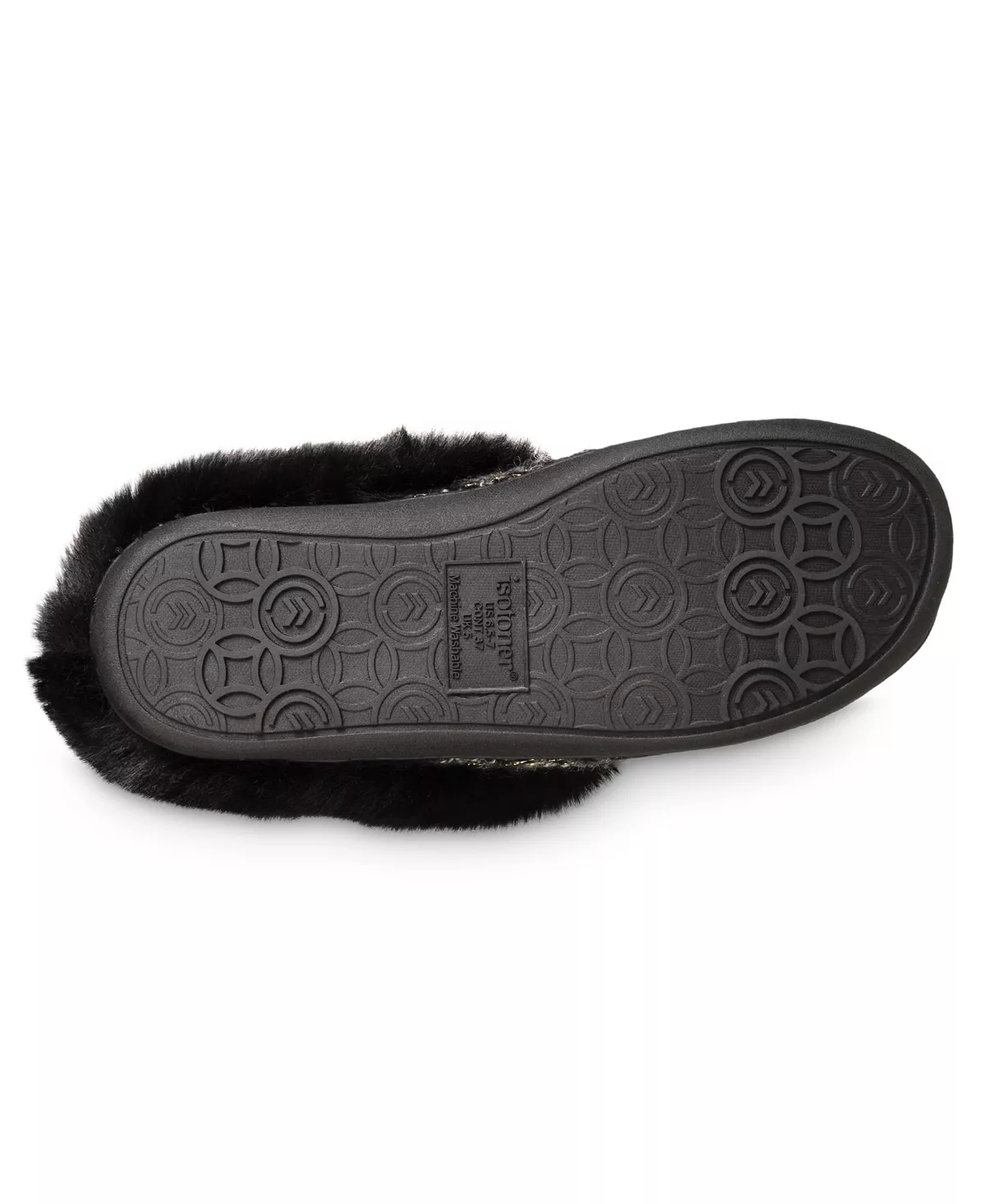 Isotoner Signature Women's Sweater Knit Samantha Hoodback Slippers 5 Isotoner Signature Women's Sweater Knit Samantha Hoodback Slippers - Image 5