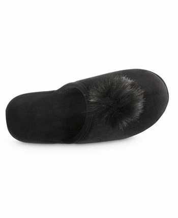 Isotoner Signature Women's Memory Foam Velour Valerie Wedge Slipper 3 Isotoner Signature Women's Memory Foam Velour Valerie Wedge Slipper - Image 3