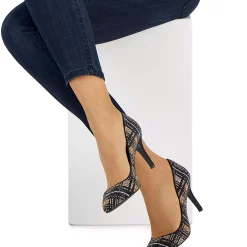 INC International Concepts Women's Zitah Embellished Pointed Toe Pumps, Created For Macy's -Michaelkors shop 22677306 fpx