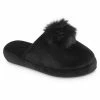Isotoner Signature Women's Memory Foam Velour Valerie Wedge Slipper