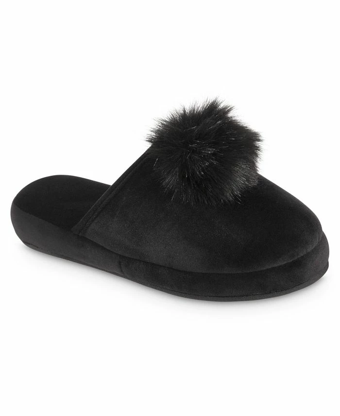 Isotoner Signature Women's Memory Foam Velour Valerie Wedge Slipper 1 Isotoner Signature Women's Memory Foam Velour Valerie Wedge Slipper