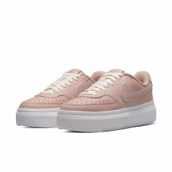 Nike Women's Court Vision Alta Leather Platform Casual Sneakers From Finish Line